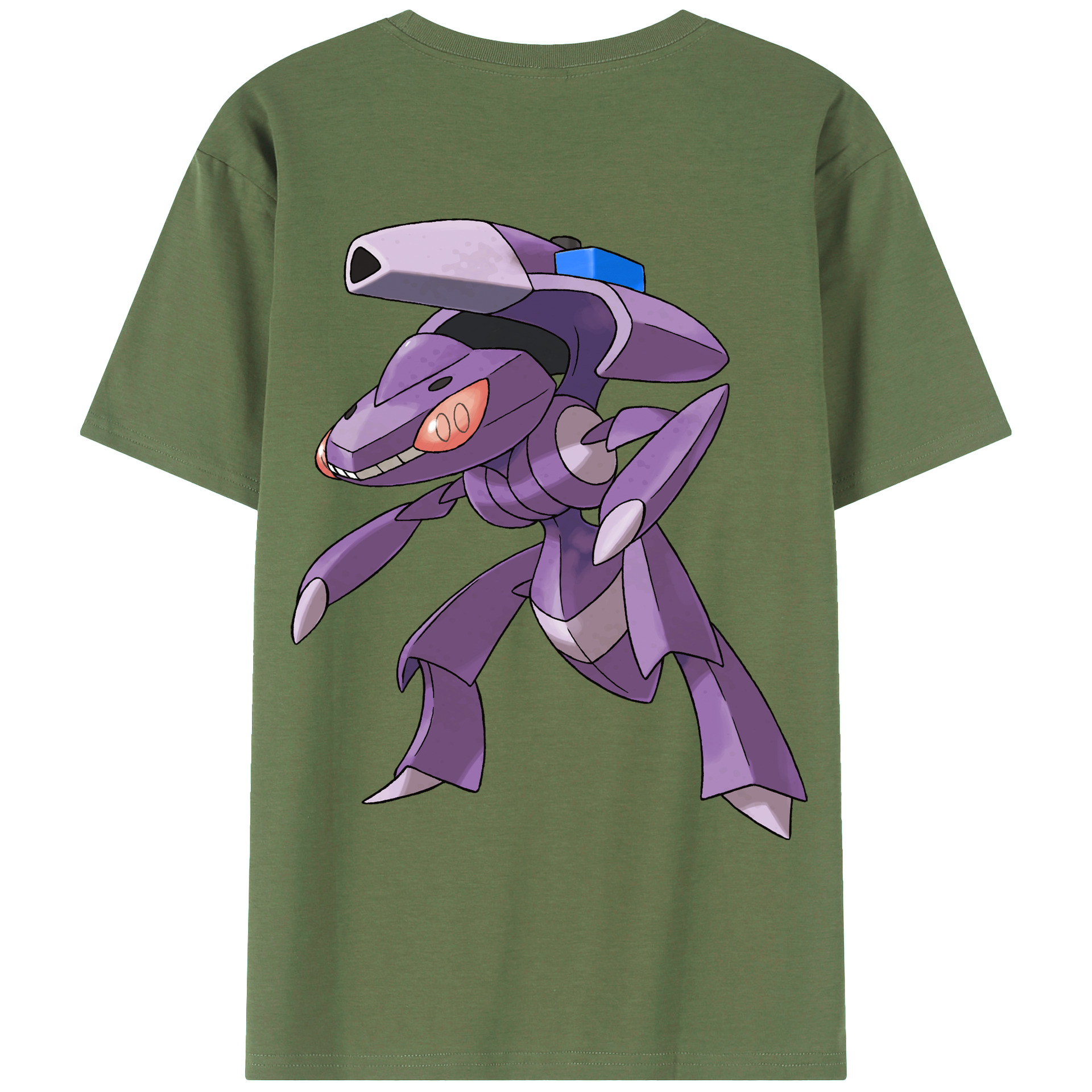 （画像用） ポケットモンスター Pokémon 綿100％ メンズ半袖Tシャツ（バックプリント） 通気性